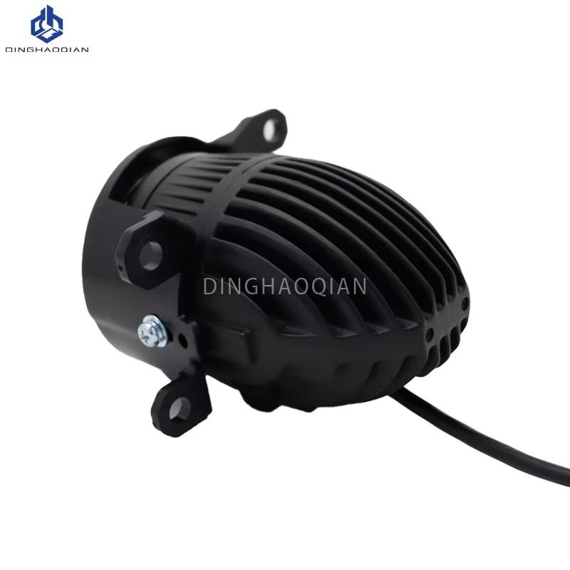 2.0 Universal Bi-led Fog Lights HD Lens White Light Yellow Light 12V Car LED Fog Lamps Projector Lens Waterproof