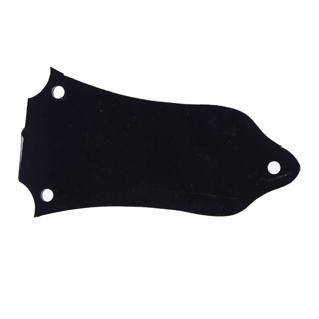 Electric Guitar Truss Rod Plate Plastic Sturdy Lightweight Decorative Truss Rod Cover Plate Black