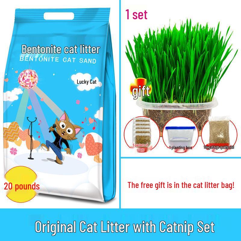 Lemon Deodorizing Bentonite Cat Litter - 1 Kg