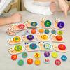 Matching Game Wooden Alphabet Puzzle, Fine Motor Skill, Match Letter Spelling Game,