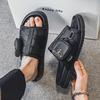3221 Light Luxury Slippers Men's Summer Men's Outdoor Thick-bottomed Versatile Sandals High-end One-word Slips