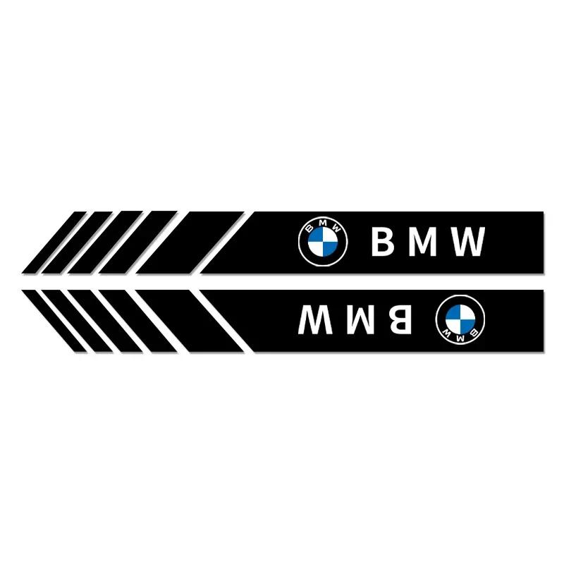 

Автомобильные полоски наклейки Зеркало заднего вида Светоотражающие виниловые наклейки Украшение Для BMW M Power Performance F10 F31 E36 E39 E87 E90 X3 X5 чёрный