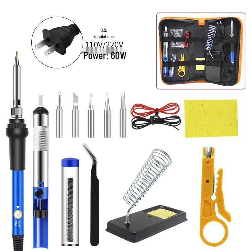 

15-Piece Adjustable Temperature High-Power Electric Soldering & Pyrography Set