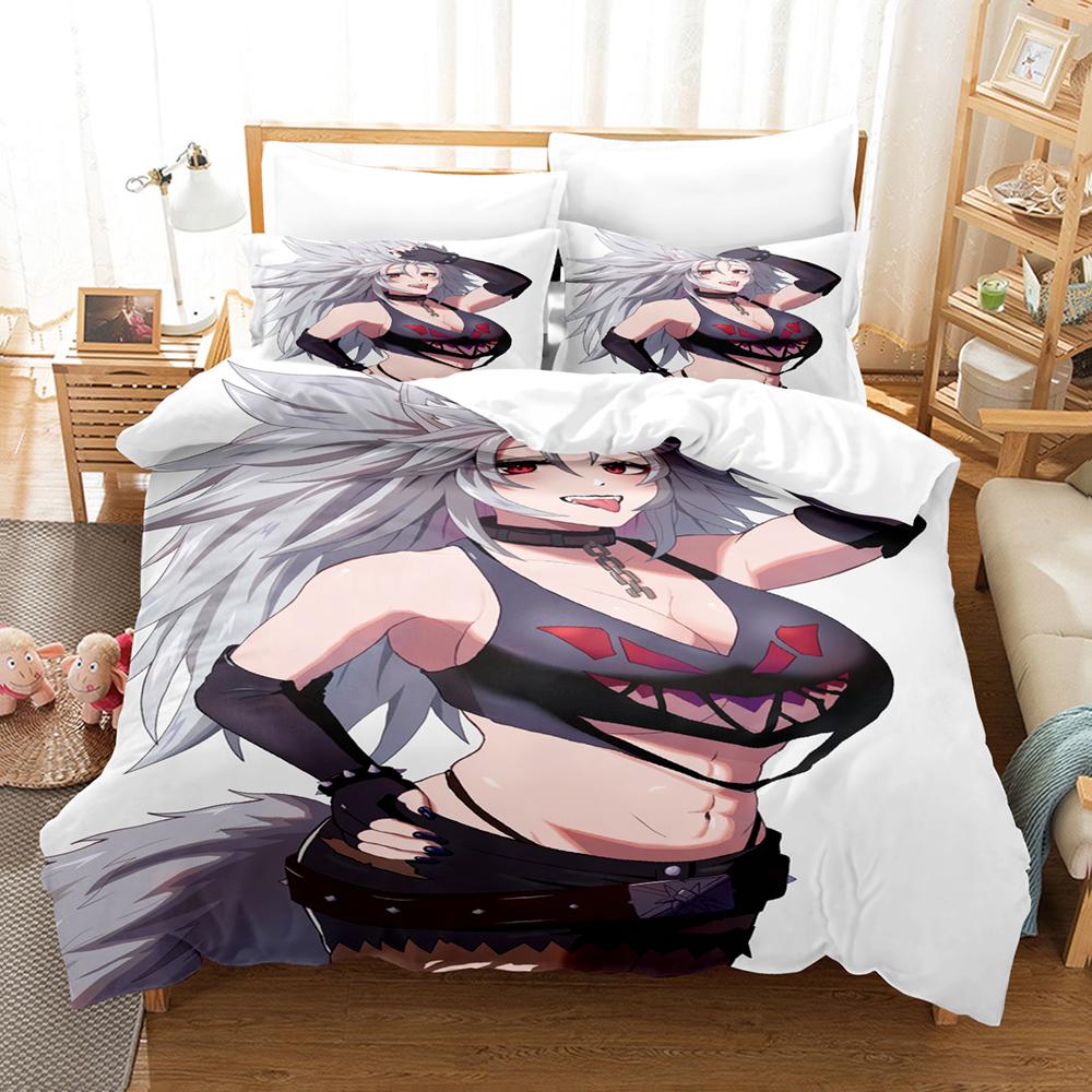 Hot Virtual Idol Zentreya Themed Bedding Set Skin Friendly Duvet Cover Pillowcases Cozy Indoor Sleeping Room Decoration