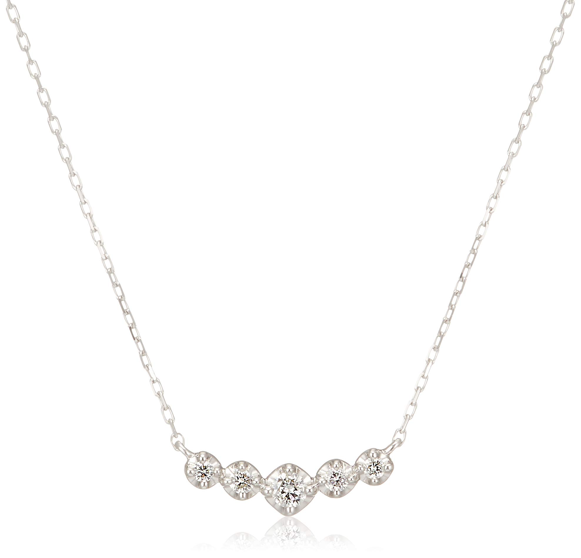 

Yondo K10 White Gold Necklace 151546123206 canal4℃ (Canal Sea) (WG) білий