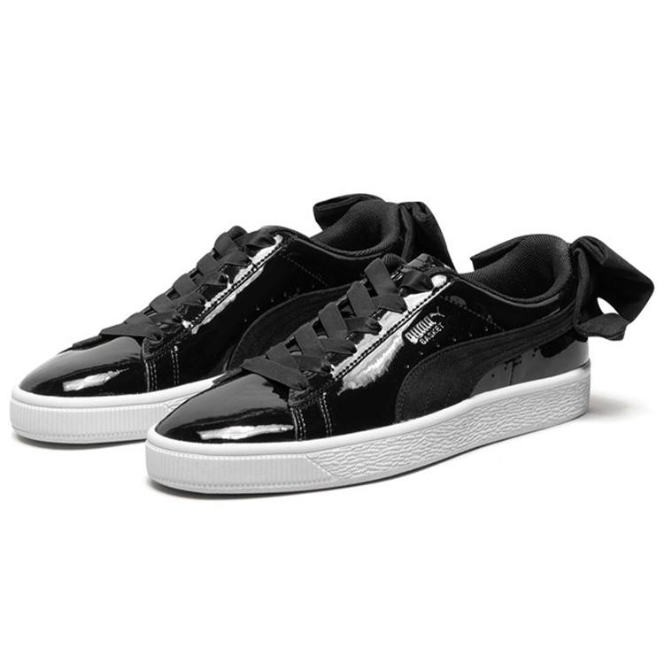 (WMNS) PUMA Basket Bow SB 'Black' Women's 367353-01