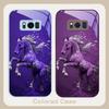 Purple Rhyme White Tianma For Samsung S22 S8 S9 10 20 Ultra S21 Pro S22 Plus S23 FE S24 Ultra S25 Edge S25Ultra Glass Phone Case