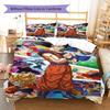 DRAGON BALL Pattern Bedding,Quilt Set Quilt Cover Pillowcase Home Birthday Gift (1 * Duvet Cover + 2 * Pillowcase, Without Core)
