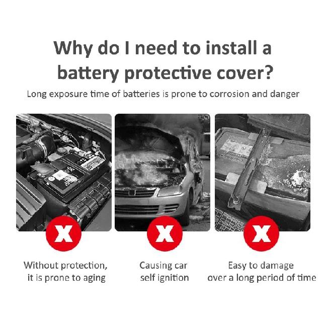 For Chevrolet Cruze 2009 2010 2011 2012 2013 2014 2015 Car Battery Covers New Battery Protective Box Engine Upgrade Accessories