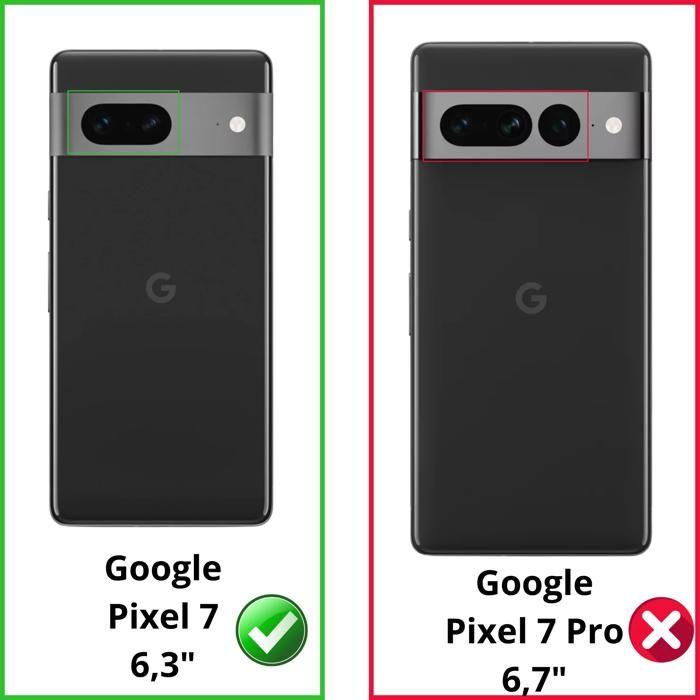 Case and Neck Strap for Google Pixel 7 - Transparent Soft TPU Adjustable Black Cord Phonillico®