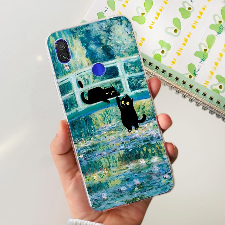 For Xiaomi Redmi Note 7 Pro Case New Fashion Painted Cover Clear Silicone Soft TPU Phone Case For Redmi 7 Redmi7 Note7 Pro Shell