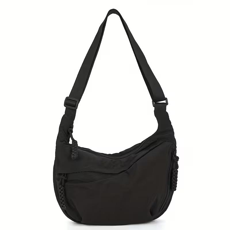 Elegant|Lightweight Lightweight, Elegant Women’s Nylon Crossbody Bag | Large Capacity, Adjustable & Foldable Strap