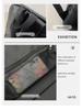 Men's High-Capacity Retro PU Leather Casual Backpack for High School and College Students