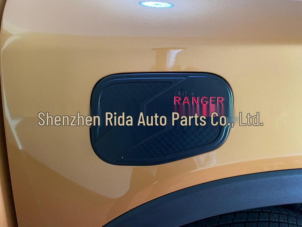 Applicable Ford Ranger T9 2022+ Black Fuel Tank Cap Sticker, Exterior Decoration.