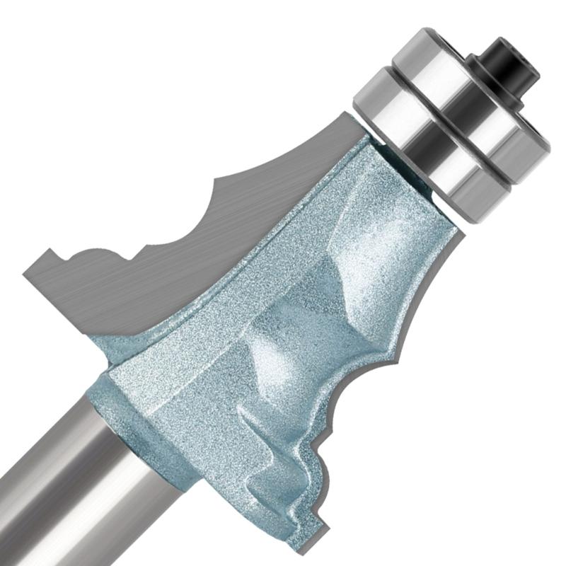 Frame Molding Router Bit Metal Door Bucket Line Knife Portable Handrail Knife Replacement for Woodwork Handrail Knife