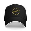 EU Evropa Evropská unie Evropská vlajka Hvězdy EU Baseballová čepice Letní ležérní Kšiltovka typu trucker Pro unisex Venkovní sport Slunce Baseballové čepice