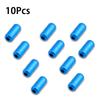 10Pcs NEW Quick-Release Shoelace Buckle Aluminum Metal Buckle Men's and Women's Sneakers Elastic Shoelaces Accessory
