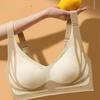 Women's Lifting and Side Breast Light Luxury Bra Skin-friendly Breathable Comfortable Seamless Gathering No Steel Ring Underwear
