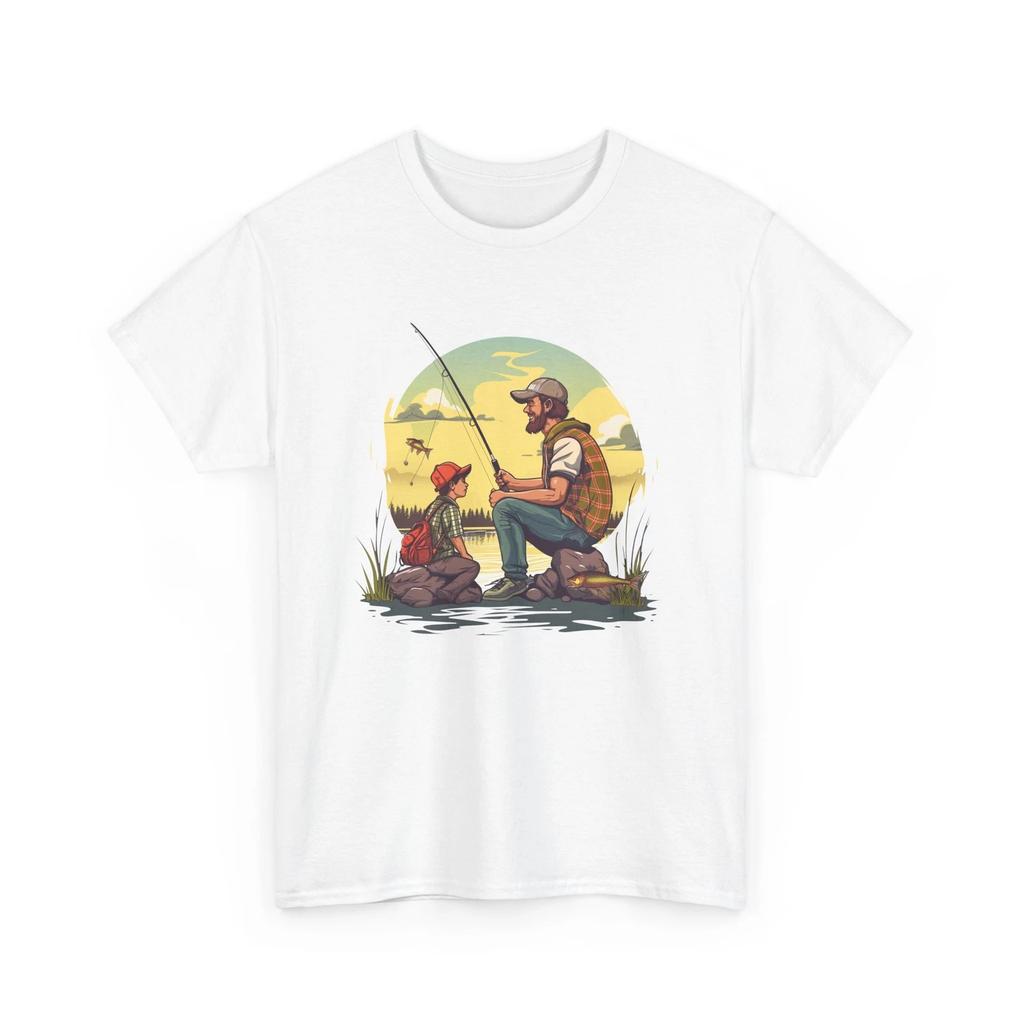 Full Time Dad, Part Time Fisher T-Shirt - Funny Angler Tee for Fisherme