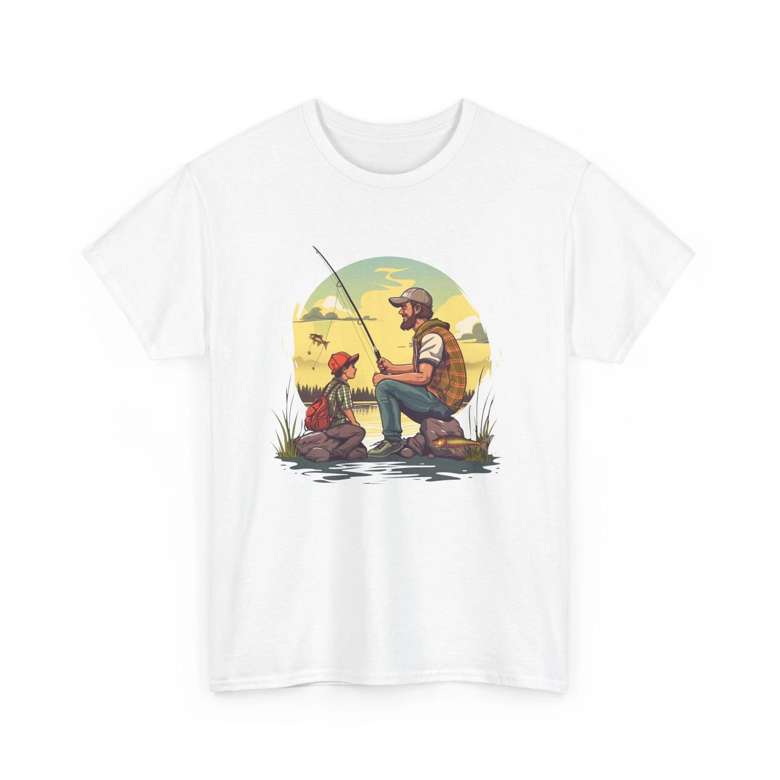 

Full Time Dad, Part Time Fisher T-Shirt - Funny Angler Tee for Fisherme S