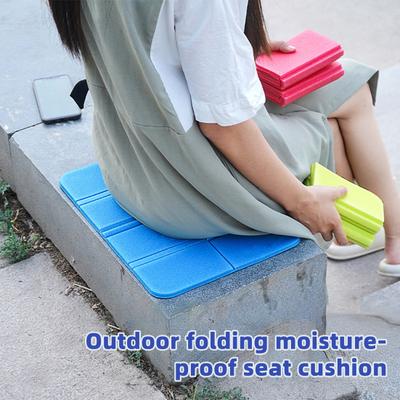 Klappbares Sitzkissen, tragbare wasserdichte Sitzmatte, leichtes Outdoor-Reise-Camping-Wanderrucksack-Angelstuhl-Stadion-Sitzpolster
