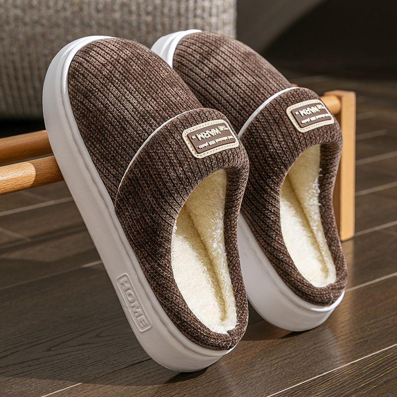 Serpillière en coton élégante et simple saison pour femmes maison intérieur chaud et confortable fond épais velours serpillière en coton hommes