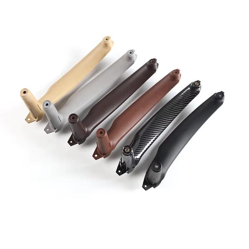 E70 4-teiliges Set LHD RHD Innen Fahrerseite Türfensterschalter Armlehne Abdeckung Zuggriff Ersatz für BMW X5 X6 E70 E71 E72 2007-2013