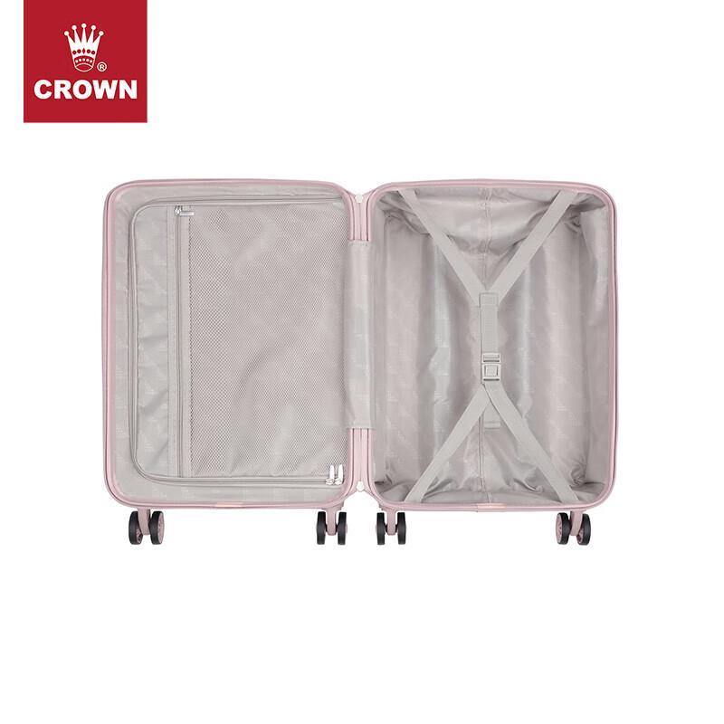 Crown Rose Pink 20-inch Hardside Spinner Carry-on Suitcase
