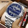 SAND Men's Multifunction Outdoor Sports Watch - 50M Waterproof, Luminous, with Snooze and Countdown Timer