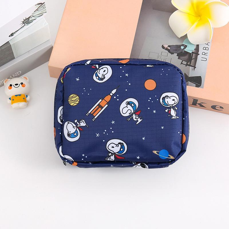 Snoopy Doraemon Hello Kitty Cinnamoroll Vzor Přenosná taška na uložení kosmetiky Pro dívky a cestování