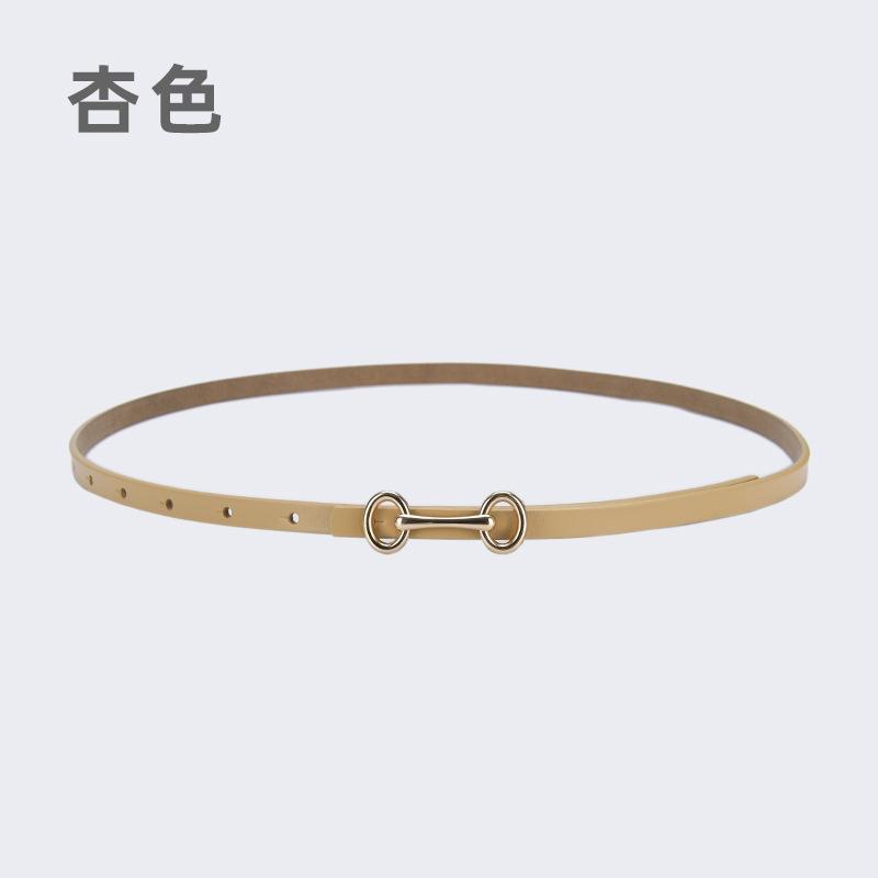 

Cowhide Thin Belt Women S Leather Spring Decorative Dress Suit Shirt Waist Thin Belt 105cm