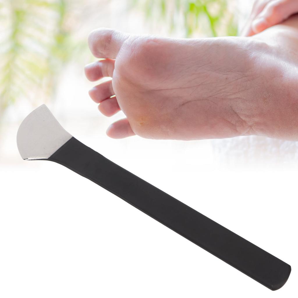 Pedicure Knife Tool Half Round High Manganese Steel Portable Clean Pedicure Knife Scraper for Callus