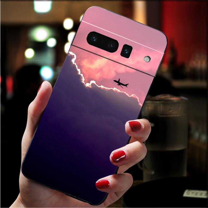 Aircraft Airplane fly travel cloud Plane Phone Case For Google Pixel 10 Pro 9 Pro XL 9A 8 7 6 Pro Pixel 8A 7A 6A Pixel 8 7 6 5
