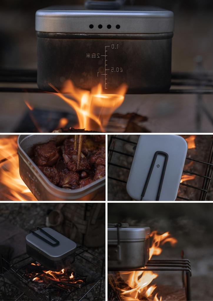 CAMPING MOON S-2013 Extra Dickes Kochgeschirr 2 Tassen