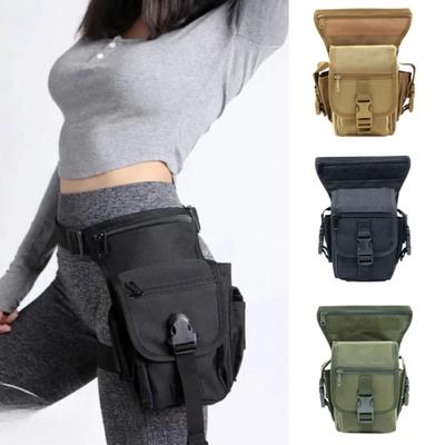 Multiple Pockets Drop Leg Bag Durable Drop Leg Belt Pouch  Outdoor Equipment Bag