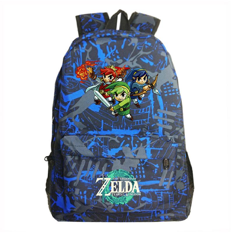 Printed Schoolbag, High-Capacity Backpack For Primary And Secondary School Students