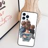 Baby Mom Daughter Girl Son Dad Case For iPhone 11 12 13 14 16 15 Pro Max Mini X XS Max XR Plus Cover Coque