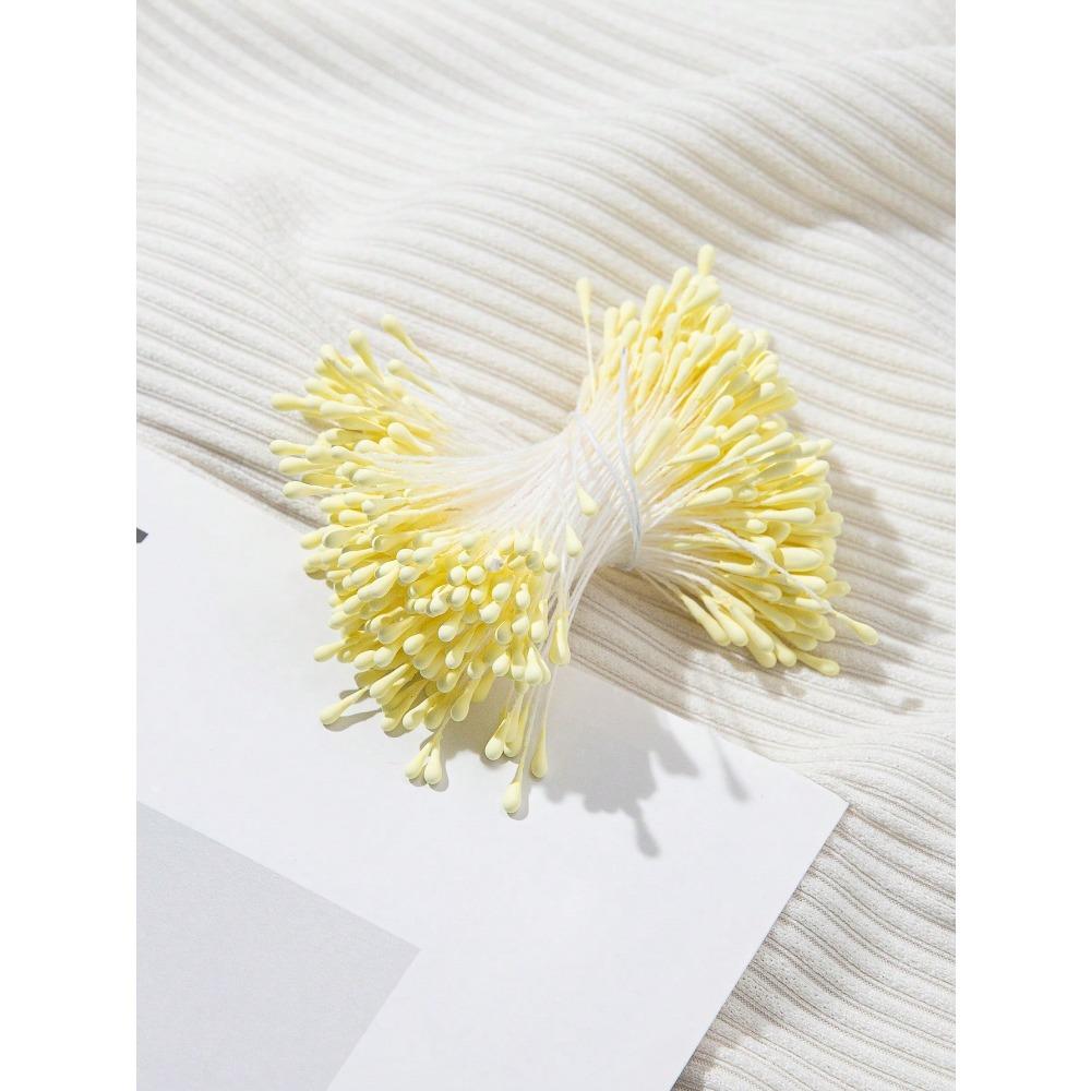 2mm Matte Stamen Faux Flower Components - Stamens, Buds, Blossoms for DIY Artificial Flower Crafting, Floral Decoration Materials Gifts