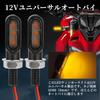 RACEAST Motorcycle Turn Signal, Small, M8, Universal, 12 V, High Brightness, High Visibility, Equipped