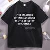 Funny 1N73LL1G3NC3 Printed TShirts Unisex Women Cotton Tees Short Sleeve T Shirt High Quality Streetwear Unisex Tshirt Clothing