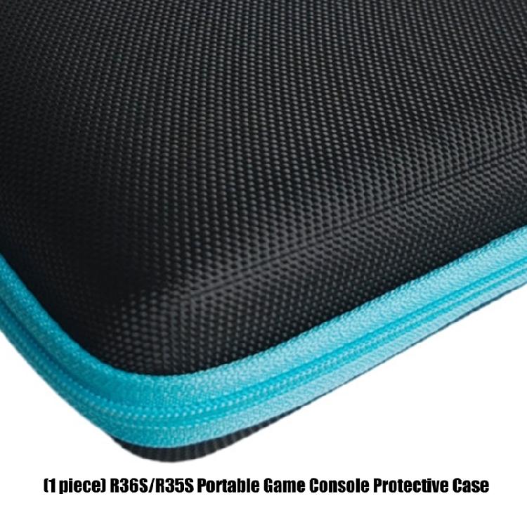 Carrying Case for R36S/R35S Scratchproof Storage Box Handheld Game Console Shockproof Protector Case with Mesh Pocket