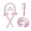 Best Selling Z-Part Hair Comb Sponge Sleep Cap Heatless Hair Curler LED Temperature Display Set for Overnight Curls Home DIY