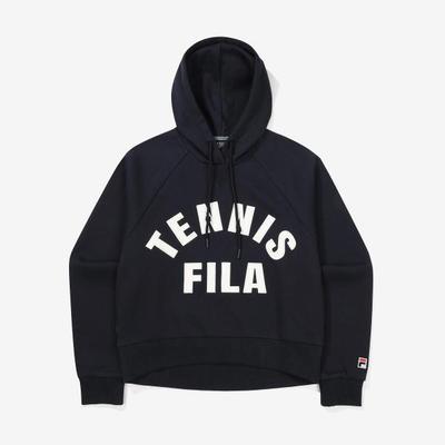 Fila Cotton Blend Lettering Hoodie
