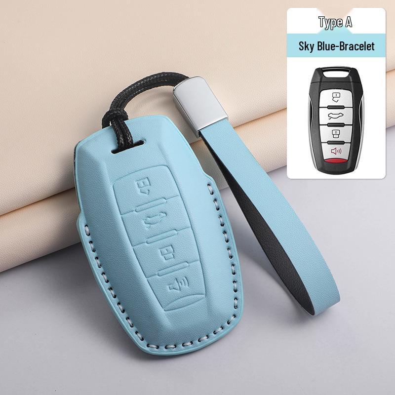 Textured Green Key Case for Great Wall Haval: H6, M6 Plus, Menglong H2, Big Dog, F7, Divine Beast, H9, Red Hare