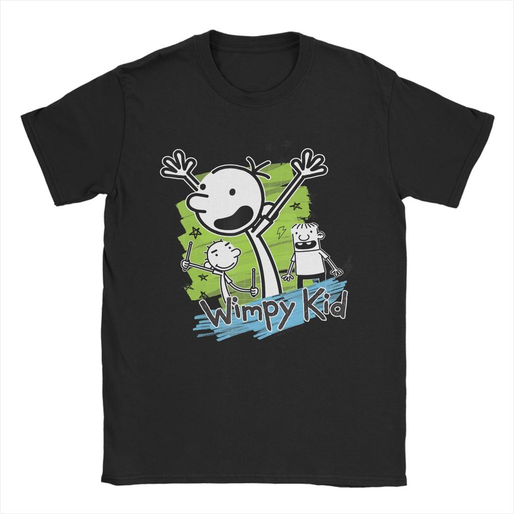 Novelty BEST FRIENDS diary of a wimpy kid T-Shirts for Unisex Crewneck Pure Cotton T Shirt  Short Sleeve Tee Shirt Gift Idea Tops