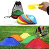 50PCS Round Mouth Basketball Training Equipment Multicolor Obstacle Cone Basketball Training