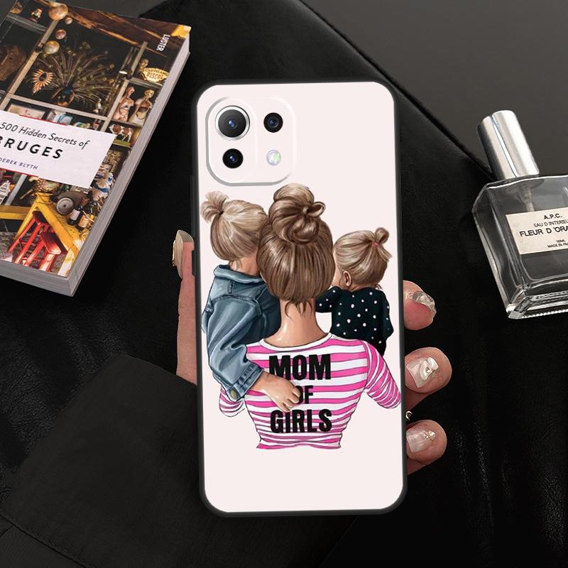

Mom Daughter Girl Son Dad Case For Xiaomi 14T 11T 12T 13T Pro 13 14 15 Ultra POCO X7 Pro X3 X5 X6 F5 F6 M6 Pro Cover POCO X6
