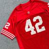 European and American Street Retro Mesh Loose V-neck Digital Printed T-shirt