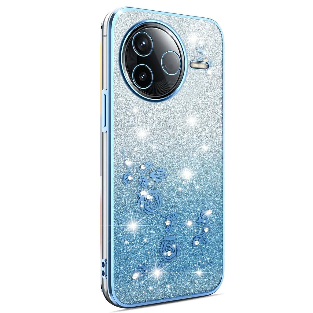 KADEM For Xiaomi Civi 5 Pro 5G Case Flower TPU Flexible Gradient Phone Cover