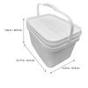 Painting Storage Bucket Plastic PP Handled Lightweight Paint Container for Varnish Pigment Art Painting Bucket